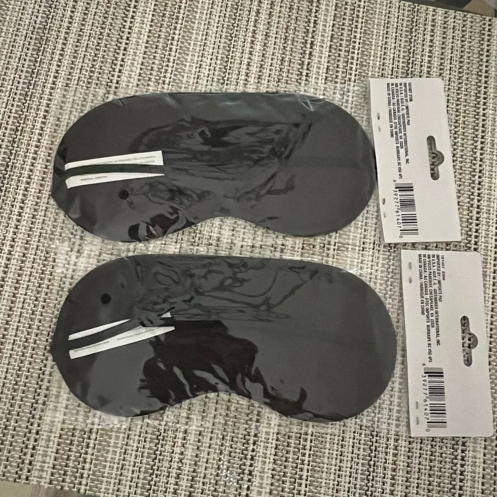 April Bath & Shower. Set of two Sleep Eye Mask. Zebra and Cheetah. New in bag.